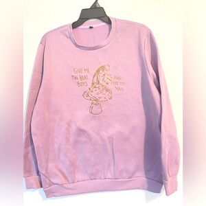 “Give me the beat boys” Lavendar frog sweatshirt
